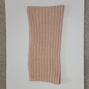 Forever 21 Women's Wide Knit Pink Infinity Scarf